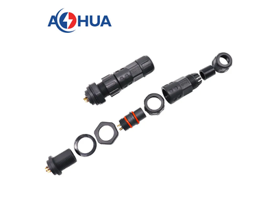 Aohua 4pin IP67 M12 Front Panel Waterproof Cable Connector