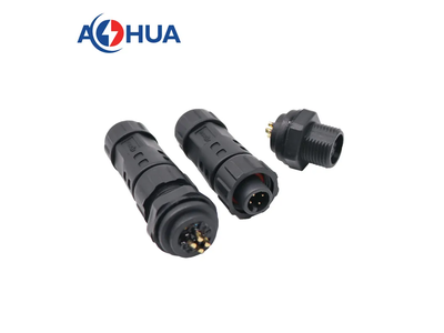 Aohua 4pin IP67 M12 Front Panel Waterproof Cable Connector