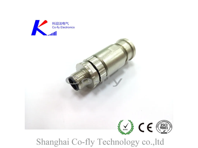 Ethernet 4-Pin M12 D Coding Custom Assembly Connector