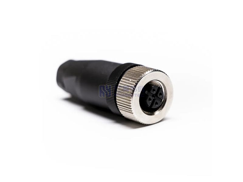 M12 B Code Plastic Electric Wire Connector