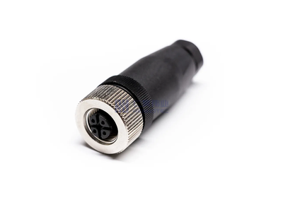 M12 B Code Plastic Electric Wire Connector